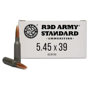 Red-Army Century Arms Red Army Standard Rifle Ammunition 5.45x39 60gr FMJ Lead Core 30/ct