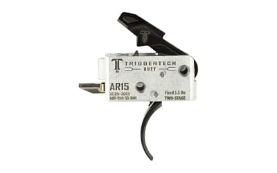 TriggerTech AR-15 Mil-Spec Curved Trigger, Two Stage, 5.5lb Pull - AH0TDB55NNC