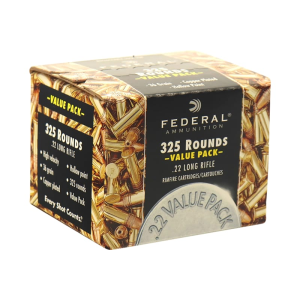 Federal 749 Champion Training 22 LR 36 GRLead Hollow Point (LHP) 325 Per Box/ 10 Cs - 325rd Box