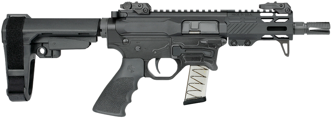 Rock River Arms RUK-9BT 4.5" 9mm 15rd AR-PCC Pistol w/ Arm Brace