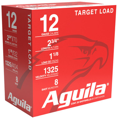 Aguila Sporting Clays High Velocity 12 Gauge 2.75" 1 1/8 oz 8 Shot