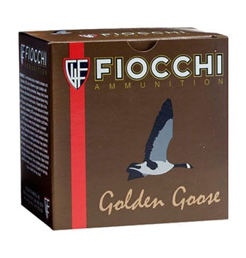 Fiocchi 12ga 3.5" 1-5/8oz #2 Golden Goose Steel Shotshell Ammunition 25 Round Box - 1235GG2