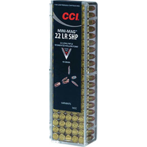 CCI 36CC Mini-Mag 22 Long Rifle (LR) 40 GR Segmented Hollow Point - 100rd Box