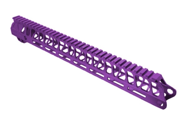 Timber Creek Enforcer 15" M-LOK Handguard, Purple - M E15 HG PPA