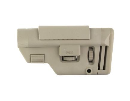 B5 Systems Collapsible Precision Stock, Flat Dark Earth, Long Length Cheek Riser