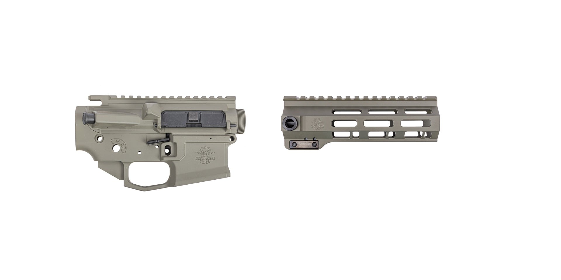 Sabre-IC Builder Set - 6.75" QDSM V2 Rail, Moss Green