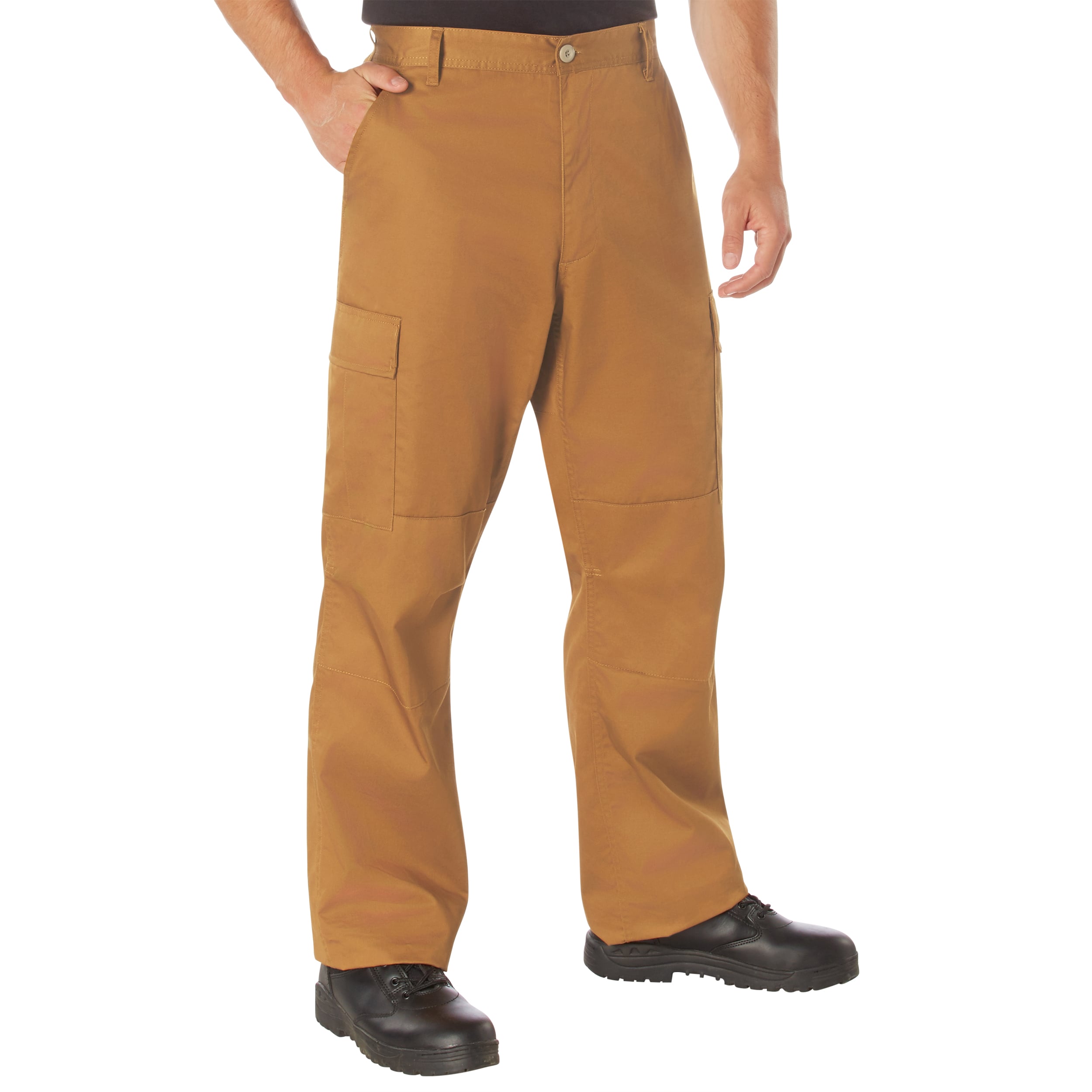 Rothco Relaxed Fit Zipper Fly Bdu Pants - Work Brown, Large