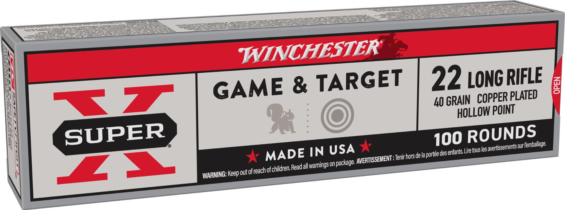 WINCHESTER PWRPNTHP 22LR 40GR 100PK - Flat Rate Shipping Under 30lbs! - No Credit Card Fees