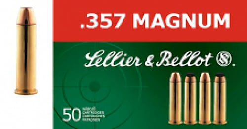 Magtech Cowboy Action 158 gr Lead Flat Nose .357 Mag Ammo, 50/box - AB357L