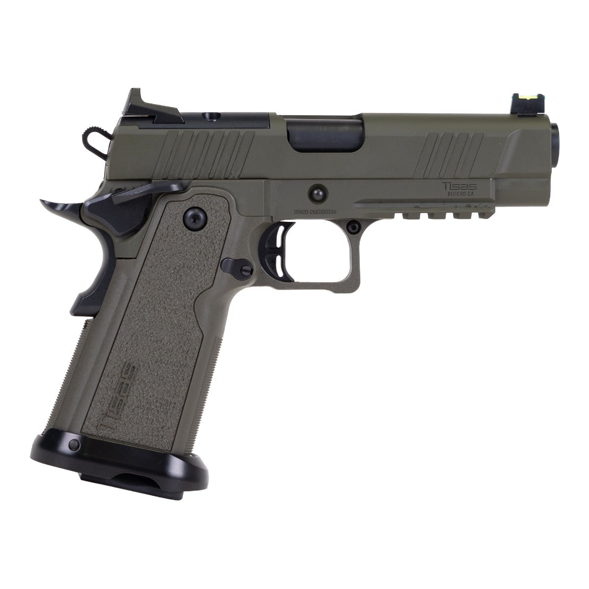Tisas 1911 Carry Double Stack 4.25" 9mm ODG 18rd Pistol - 12500903