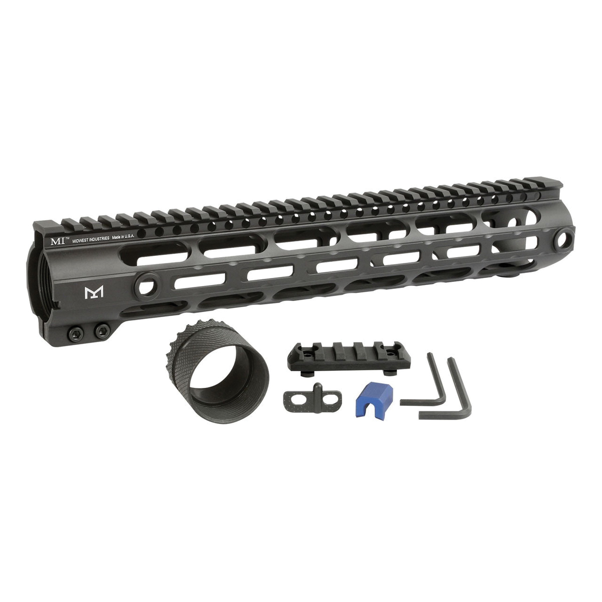 Midwest Industries 308 Combat Rail M-LOK Free-Float Handguard 12.63", Black