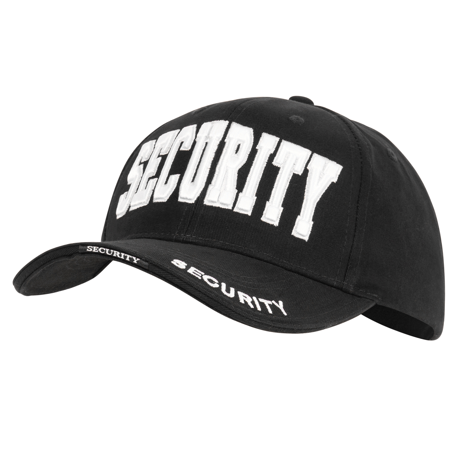 Rothco Security Deluxe Low Profile Cap - Black - White