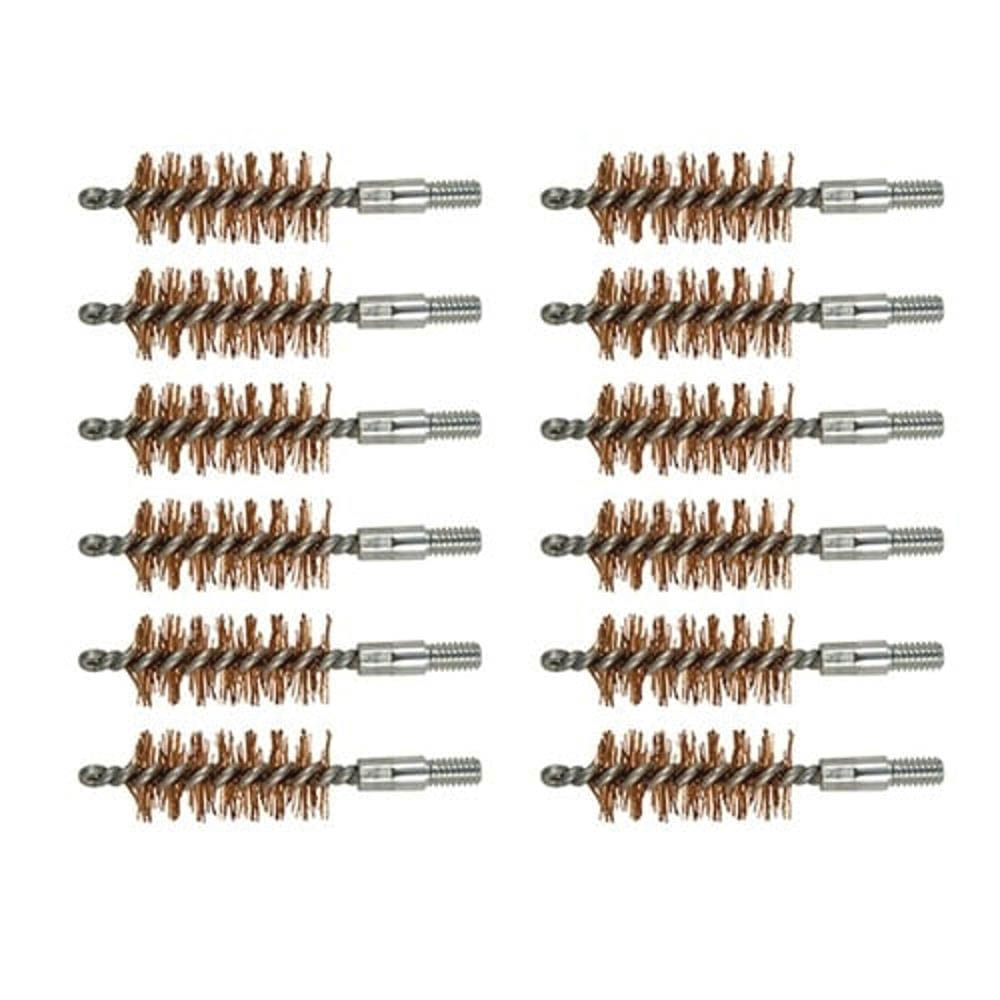 Brownells .475 Cal/.480 Ruger #8-32 Male Double-Tuff Bore Brush, Pack of 12
