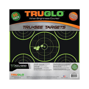 TRUGLO TRU-SEE FOR 12X12 5-BULLSEYE SPLATTER TARGET