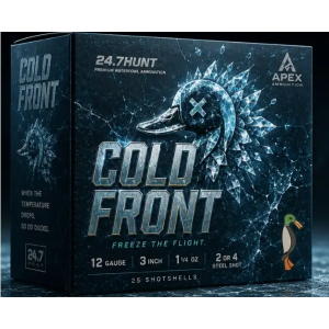 Apex Ammunition Cold Front 12Ga 3 1 1/4 oz #2/#4 WF 25/Bx