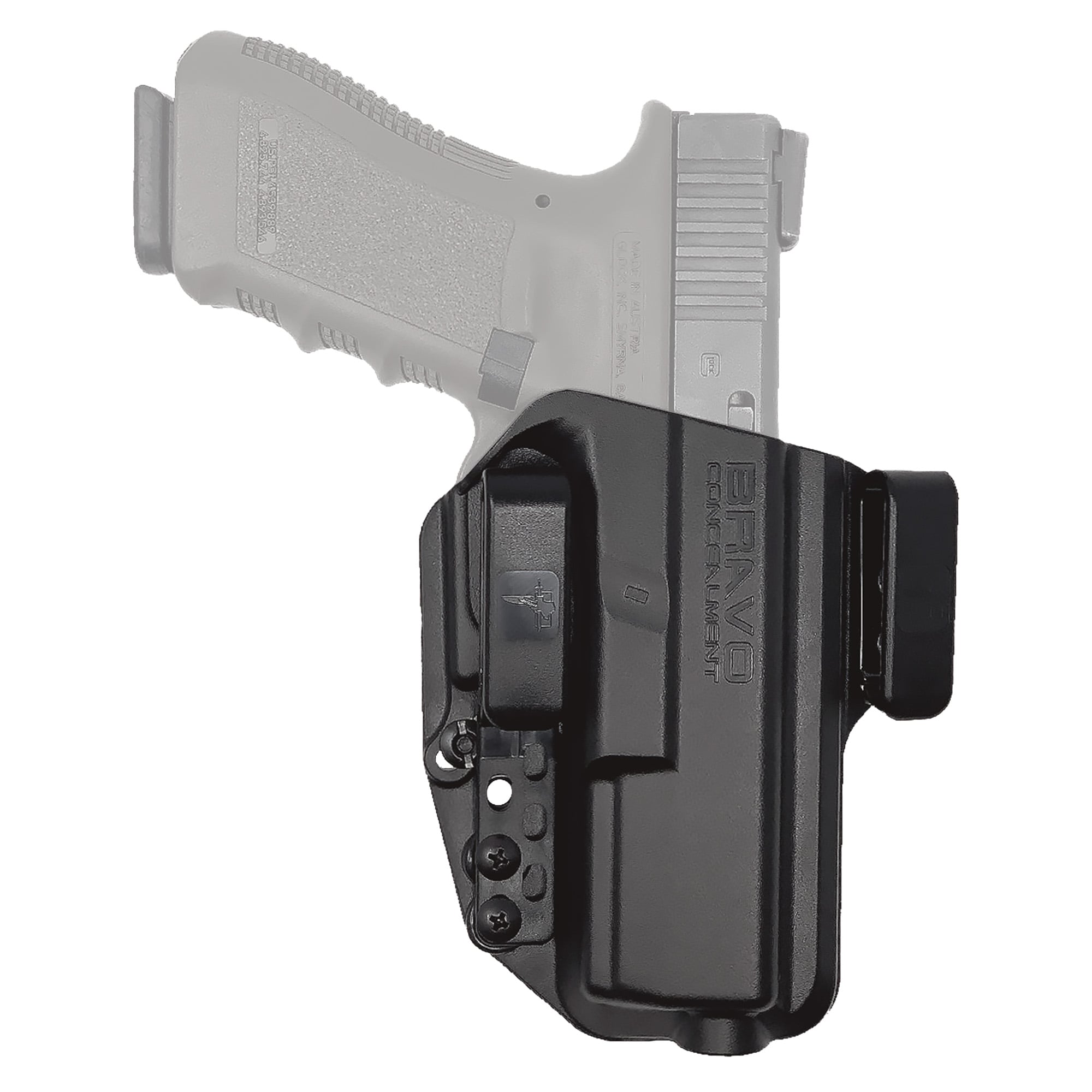 Bravo Concealment Right Hand IWB Concealment Holster for Glk 17, Black - BC201002
