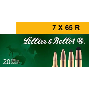 Sellier & Bellot SB765RA Rifle  7x65mmR 173 gr Soft Point Cut-Through Edge (SPCE) 20 Bx/ 20 Cs