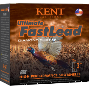 Kent Cartridge K123UFL504 Ultimate Fast Lead 12GA 3.00\" 1 3/4oz #4 Shot - 25sh Box
