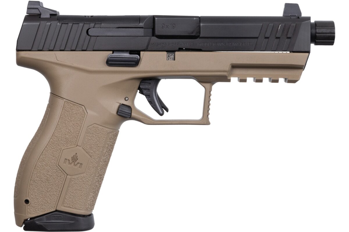 IWI US IWI MASADA 9MM OR 4.6TB 17 FDE