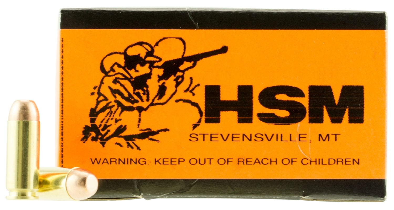 HSM Training Handgun Ammunition 10mm Auto FMJ 180 gr. 50 rd. - No Credit Card Fees - Low, flat rate shipping