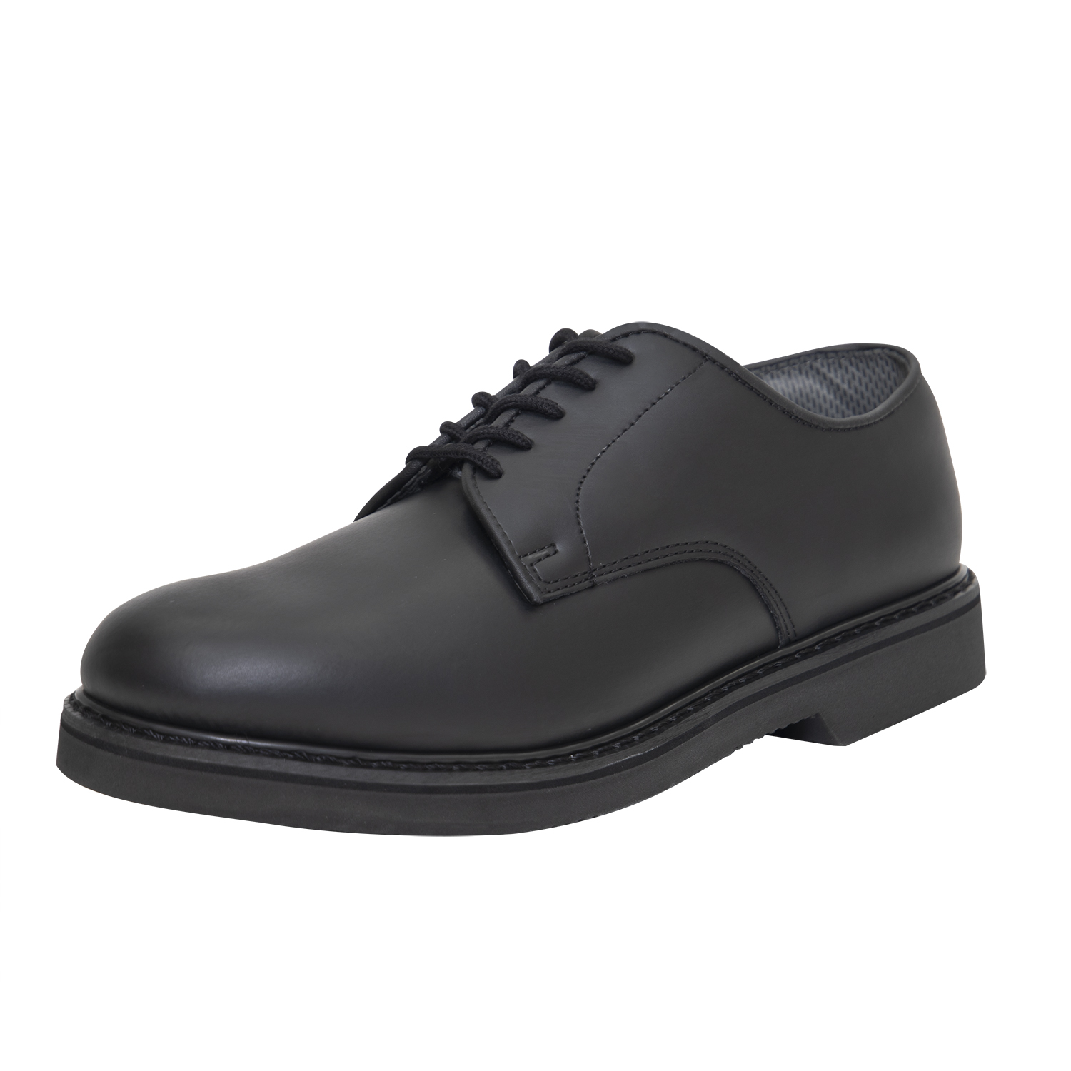 Rothco Military Uniform Oxford Leather Shoes - Black, Wide, Shoe Size 13