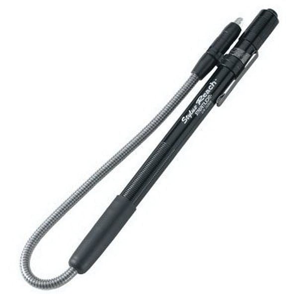 Streamlight Stylus Reach 11 lm White LED Water-Resistant Flexible Inspection Penlight, Black - 65618