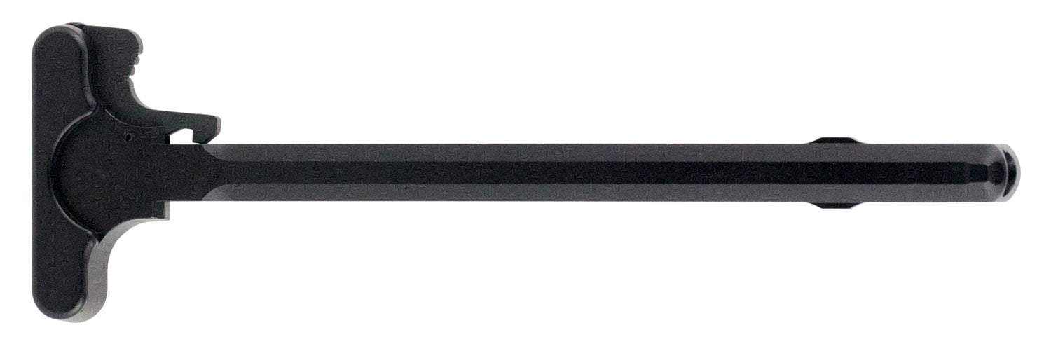 Tacfire Standard Charging Handle w/ Steel Latch, Hardcoat Anodized Black - MAR092