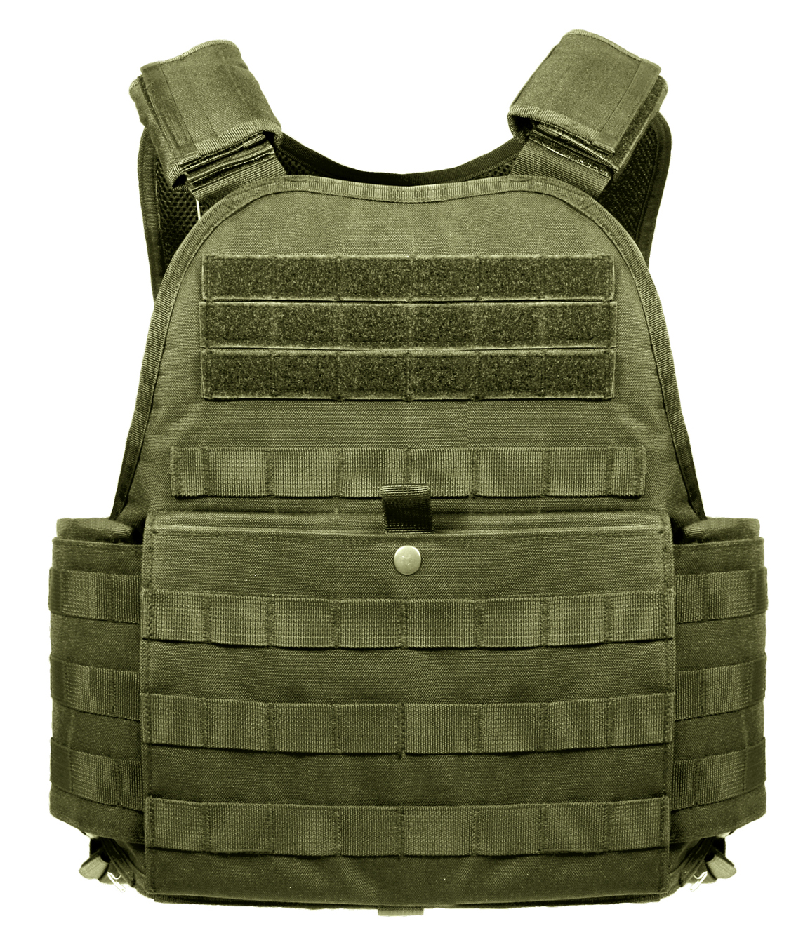 Rothco Molle Plate Carrier Vest - Olive Drab, X-Small - Small