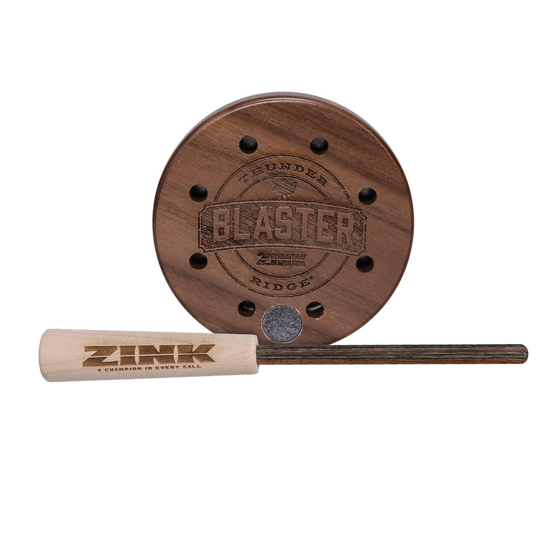 Zink Calls Thunder Ridge Blaster Turkey Pot Call, Walnut