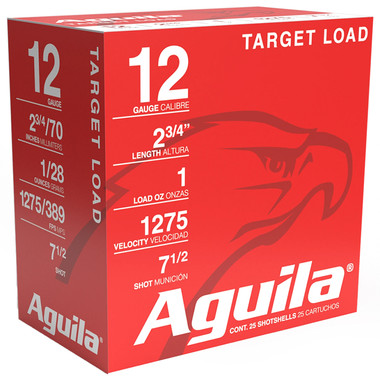 Aguila Target Load Competition 12 Gauge 2.75" 1 1/8 oz 7.5 Shot