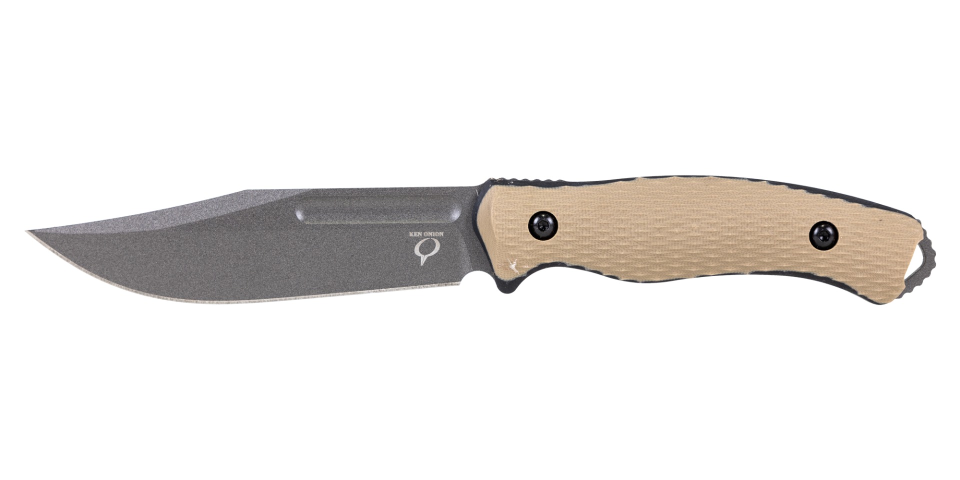 Kronos Maxhunter Fixed Knife w/ Kydex Sheath, Coyote - KRON-KO-Max