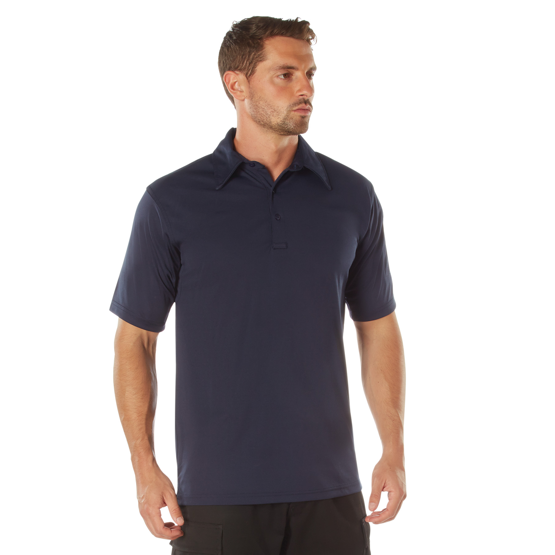 Rothco Tactical Performance Polo Shirt - Midnight Navy Blue, Large