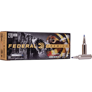 Federal P270WSMTA1 Premium 270 WSM 136 gr Terminal Ascent - 20rd Box
