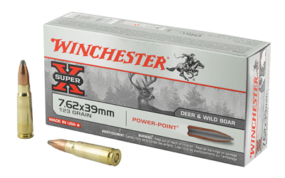 Winchester Super-X 7.62x39mm 123gr Rifle Ammo - 20 Rounds