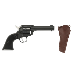 RUGER Wrangler 22 LR 4.62" 6rd w/ Holster - Black