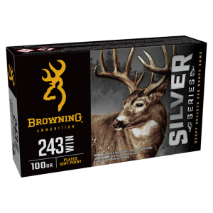 Browning Ammo B192602431 Silver 243 Win 100 GR20 Per Box