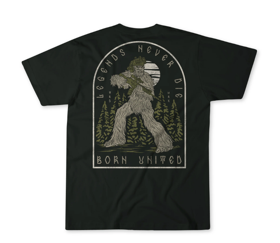 Born United Legends Never Die T-Shirt - Medium