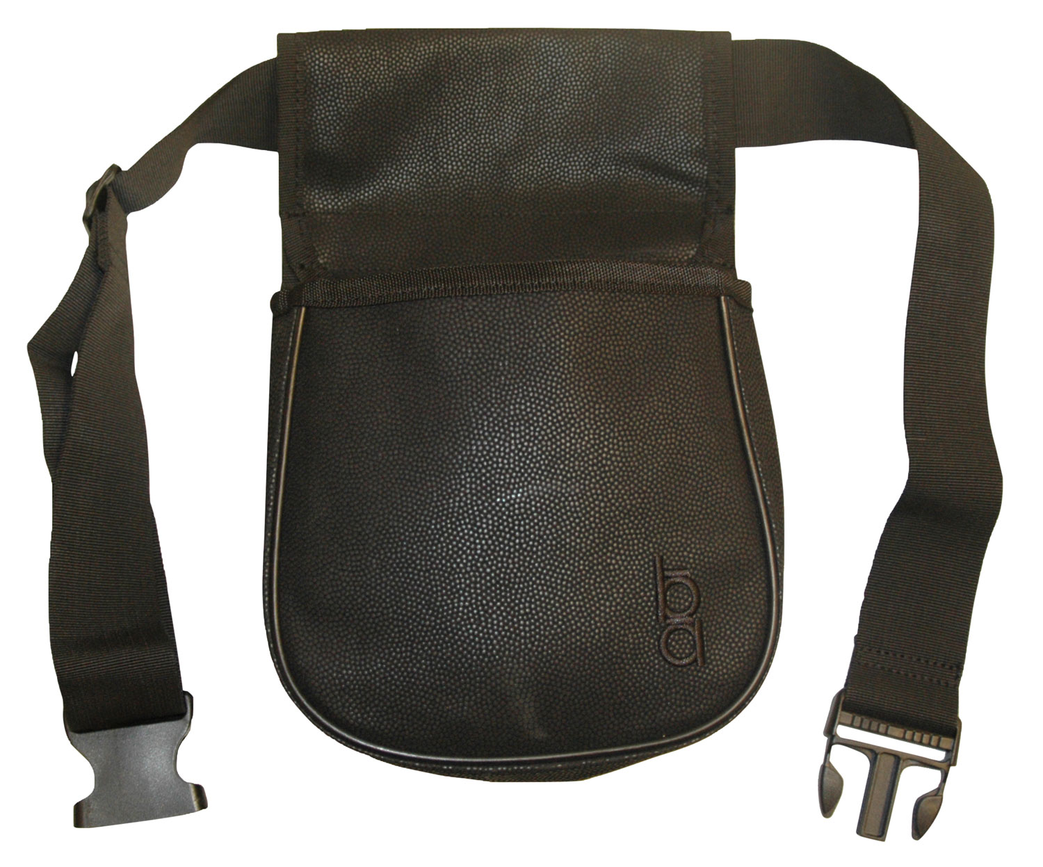 Boyt Bob Allen Classic Divided Shell Pouch w/ Belt, 2-Compartment, Black - 23284