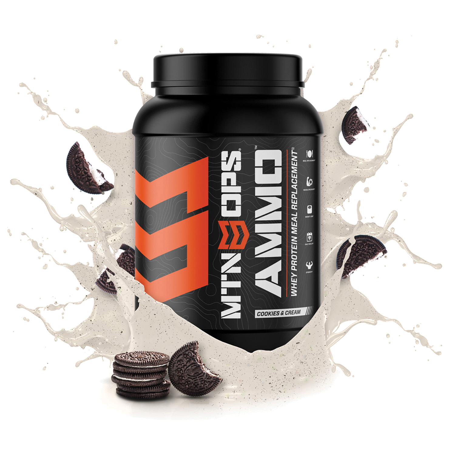 Boost Your Energy with MTN OPS Ammo 30 Cookies and Cream Powder Scoop - 3106950128