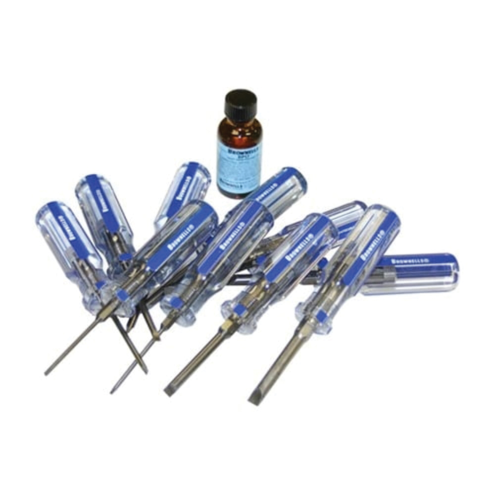 Brownells Starter Fixed Blade Screwdriver Set
