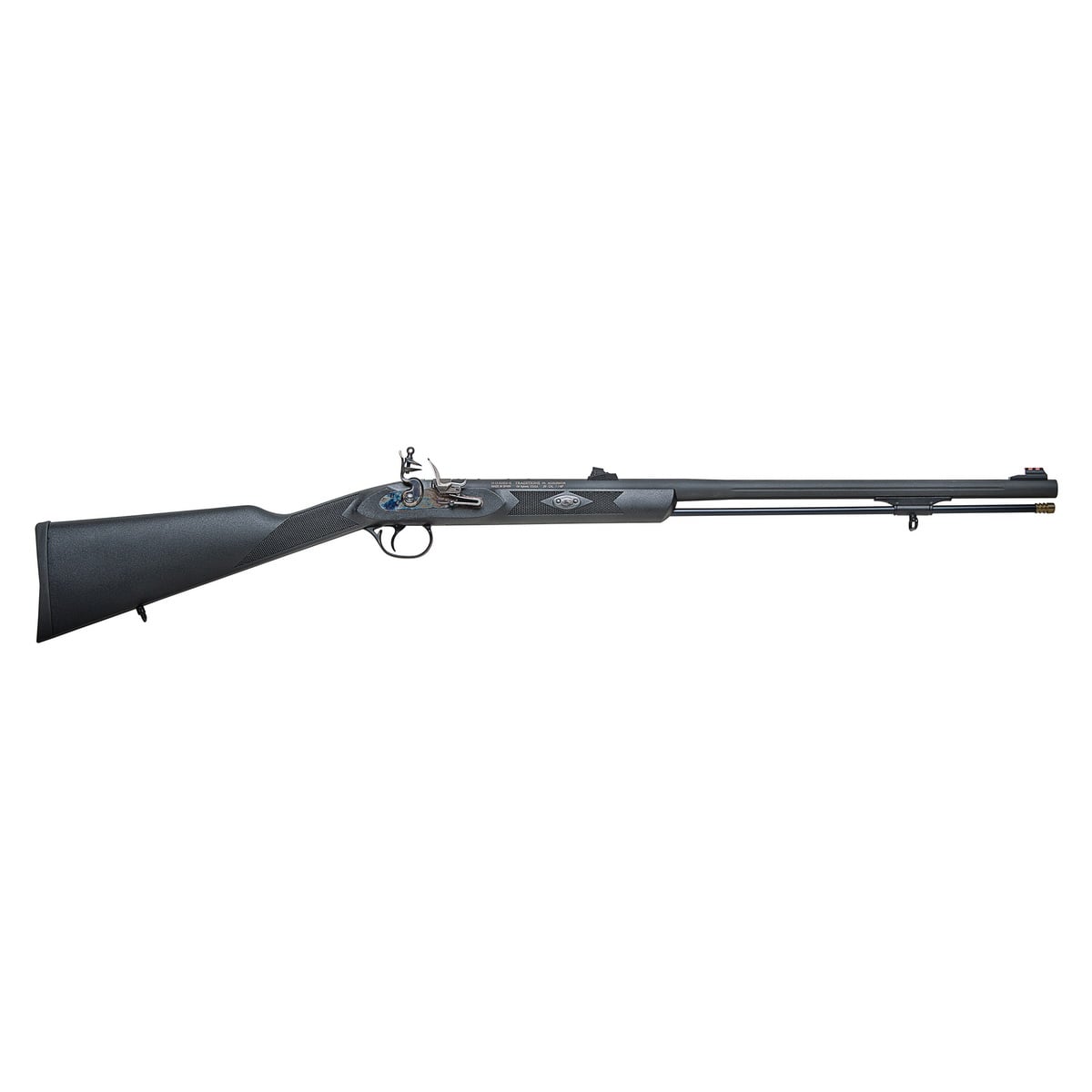 Traditions PA Pellet Ultralight .50 Cal Flintlock Rifle, Black - Tactical Black Finish for Flintlock Performance - R382050
