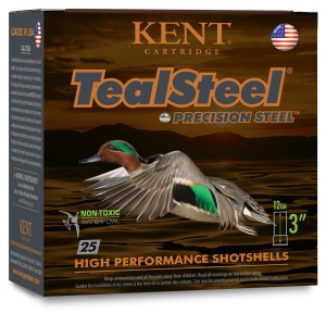 Kent-Cartridge Kent Teal Steel Shotshells 12 ga 3" 1-1/4oz 1350 fps #5 25/ct