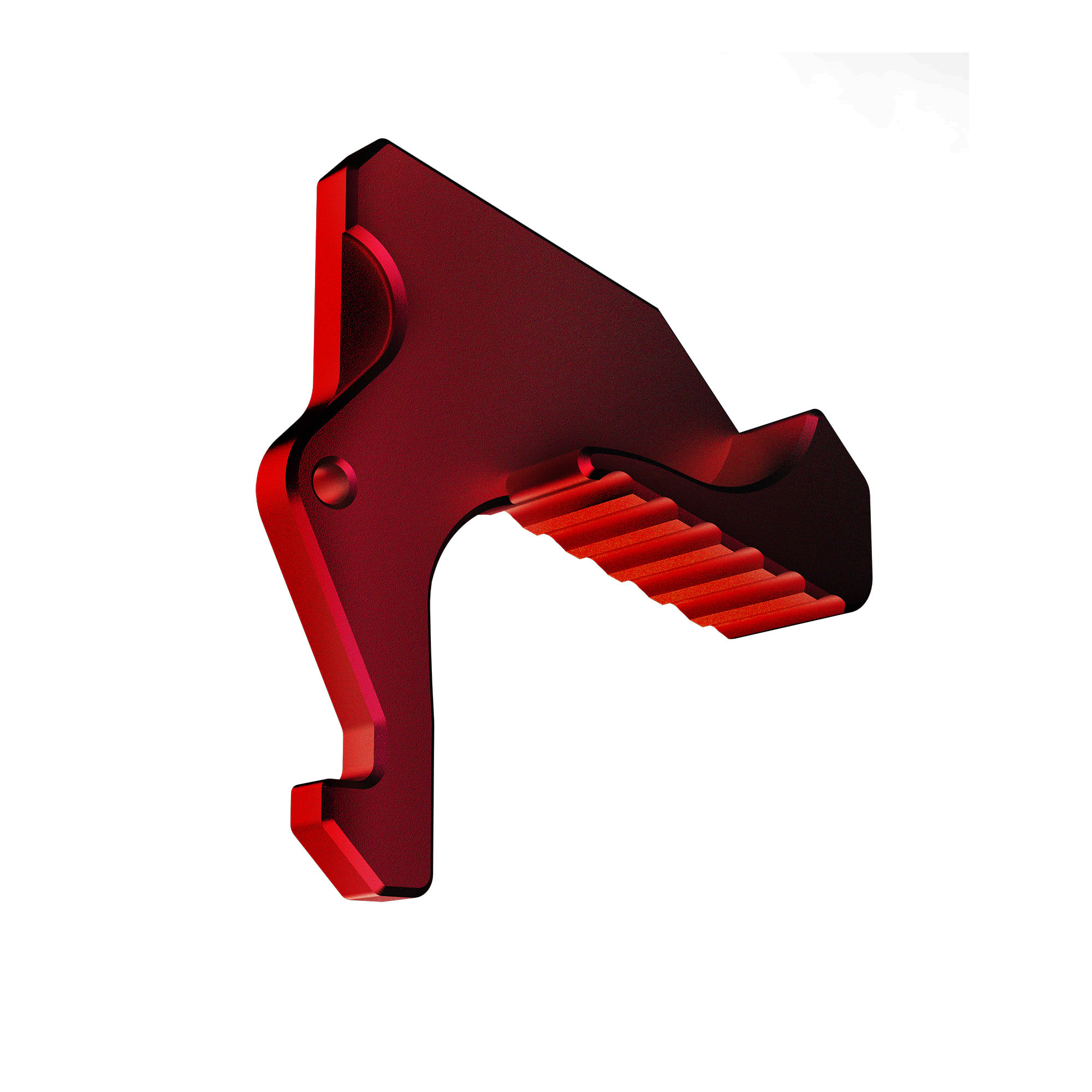 Rise Armament AR-15, AR-10, AR-9 Extended Latch, Red - RA212GIRR