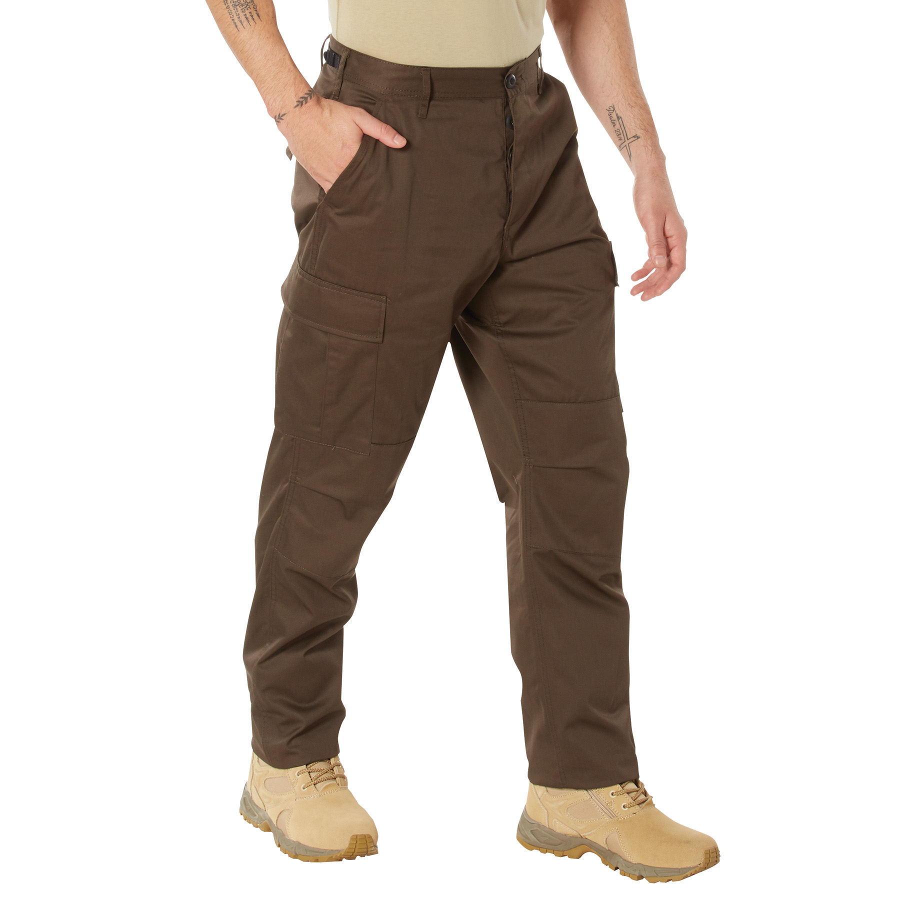 Rothco Tactical Bdu Pants - Brown, Medium