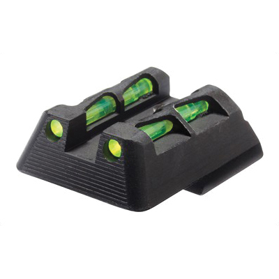 Hi-Viz Litewave Heckler & Koch P30 Green/Red/Black Interchangeable Rear Sights - HKLW11