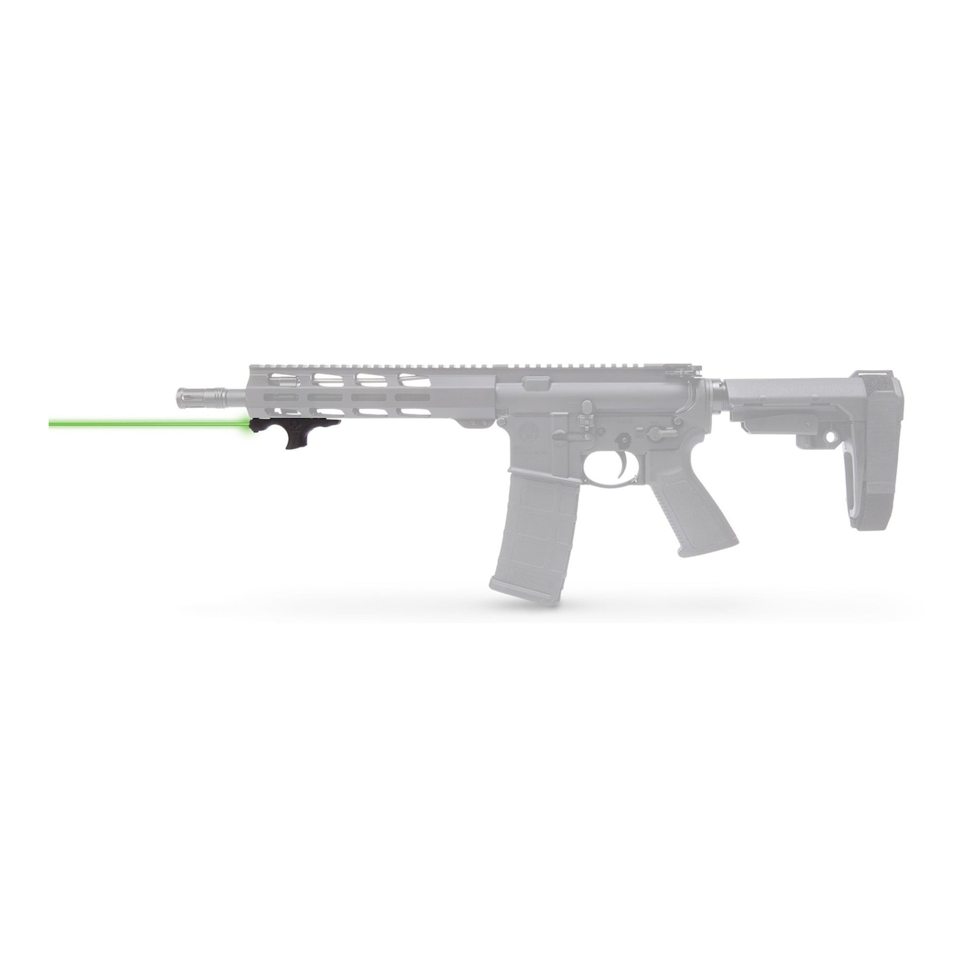 Viridian Weapon Technologies HS1, Laser Handstop, Red Laser, Picatinny Mount, Black