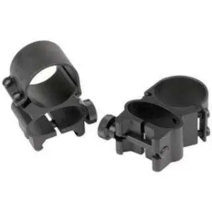 Weaver Mounts 49513 See-Thru  Rings Weaver Detachable 1 Black Gloss