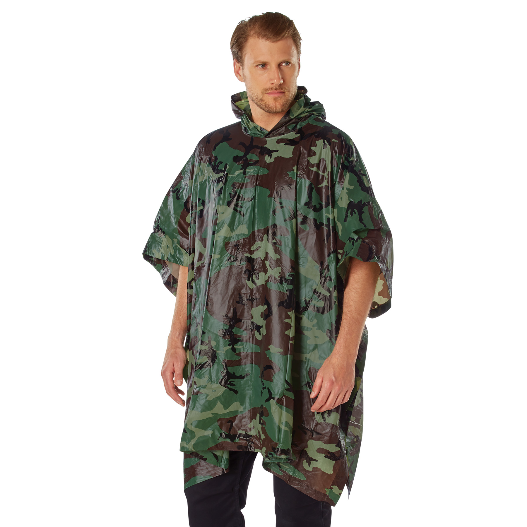 Rothco Poncho - Woodland Camo