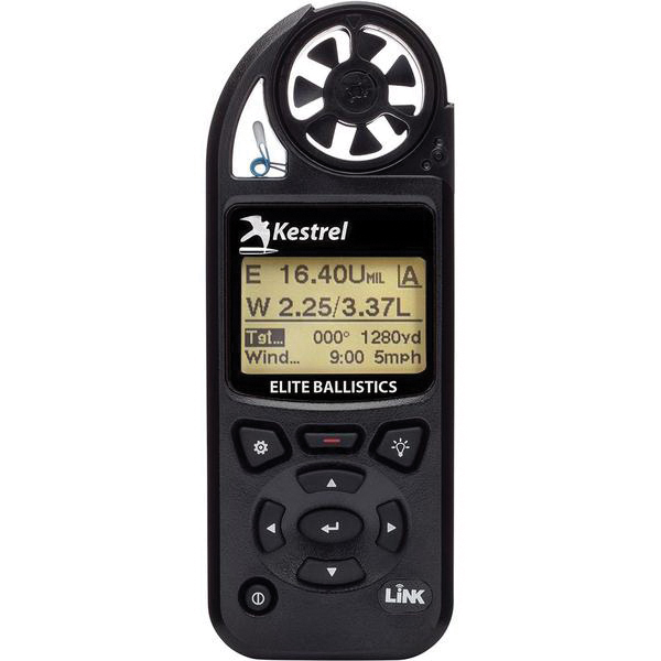 Kestrel Kestrel 5700 Elite 100' Waterproof Shock Resistant Weather Meter Link w/ Applied Ballistic, Black - 0857ALBLK