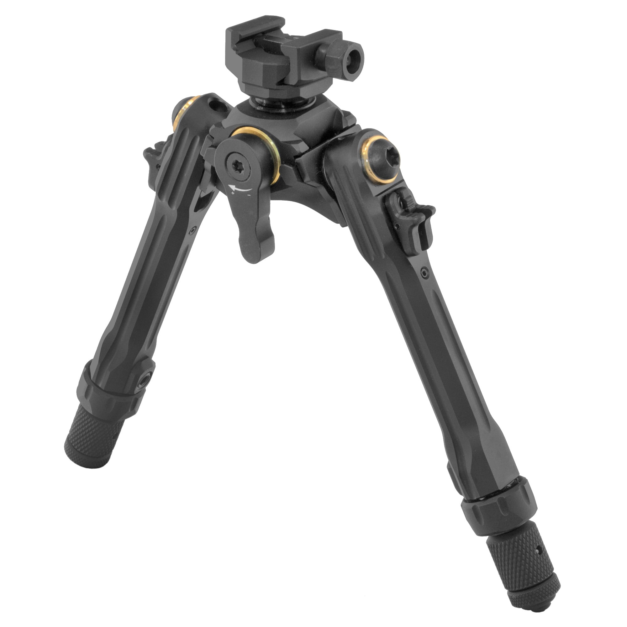 Leapers UTG TBNR Bipod, Black, Picatinny, 7"-9" - TLUBP02A